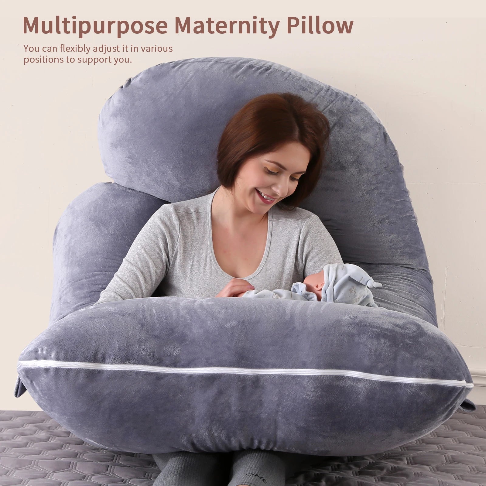 MamaBloom Ultimate Comfort Maternity Pillow