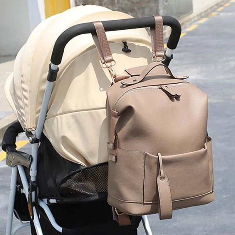 MamaBloom's multifunctional Grab N Go Diaper Backpack