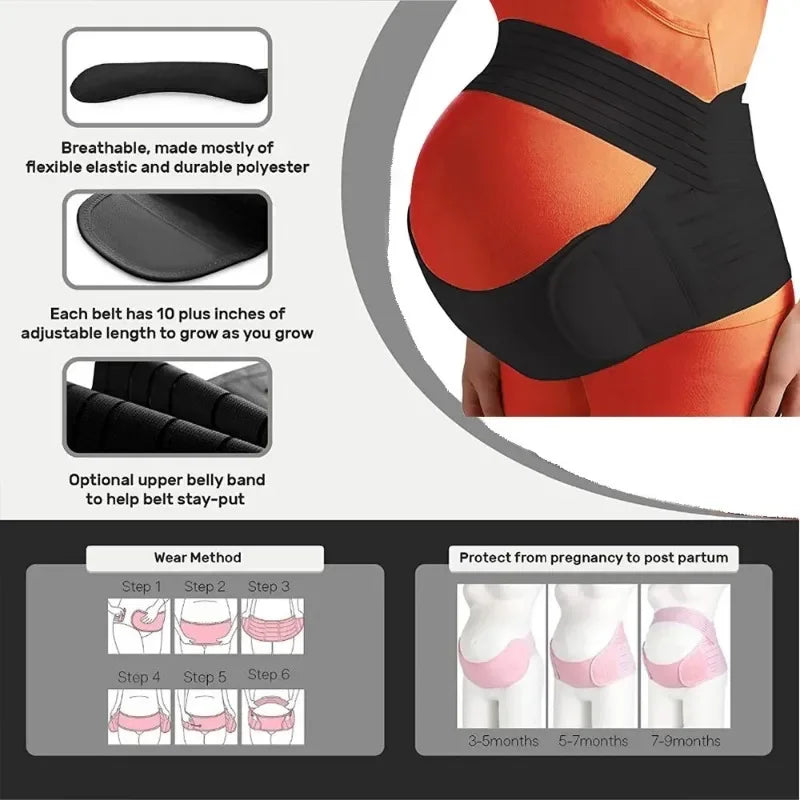 MamaBloom Pregnancy Support Belly Band Wrap